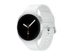 Samsung Galaxy Watch8 - montre connectée avec bande sport - 40 mm - 32 Go - affichage 1.34" - argent, blanc