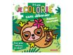 Je colorie sans deborder (2-4 ans) - animaux sauvages (paresseux) t78 - avec gros contours en relief