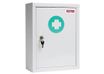 Reskal - Armoire à pharmacie - métal - 1 porte - serrure à clé - 37 × 28 × 13 cm