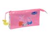 SAFTA - Estuche - triple - Peppa Pig "Baby Pig"