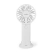 Nedis - Mini ventilateur à main - 10 cm - 2 vitesses - alimentation piles AA - blanc