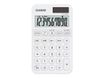 Casio SL-310YC - Calculatrice - 10 chiffres - panneau solaire, pile - blanc
