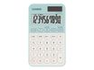Casio SL-310YC - Calculatrice - 10 chiffres - panneau solaire, pile - vert d'eau