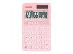 Casio SL-310YC - Calculatrice - 10 chiffres - panneau solaire, pile - Rose