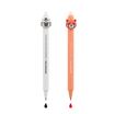 Blister de 2 stylos effaçables zebre - renard Soft Oops Back2fun