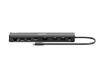 PORT connect Professional Docking USB-C 1 X 4K ++ TRAVEL - Station d'accueil - USB-C 3.1 Gen 2 - DP, 2 x HDMI - 1GbE