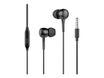 BIGBEN Connected WOW - Écouteurs filaire avec micro - jack 3,5mm - noir