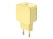BIGBEN Connected - Chargeur secteur - 20 Watt - PD 3.0, GAN - Fast Charge (USB-C) - jaune