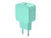 BIGBEN Connected - Chargeur secteur - 20 Watt - PD 3.0, GAN - Fast Charge (USB-C) - vert