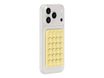 Bigben -Support de téléphone portable à ventouse - double face - jaune