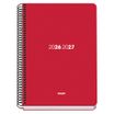 Agenda escolar espiral semana vista rojo Element 150 x 210 mm