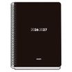 Agenda escolar espiral semana vista negro Element 150 x 210 mm