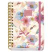 Agenda escolar Wire-O día página Magnolia 120 x 170 mm