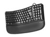 T'nB ERGO - Clavier filaire - repose-poignet - USB-C - PC / Mac - Azerty - noir
