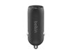 Belkin BOOST CHARGE - Adaptateur d'alimentation USB-C pour voiture + Câble USB-C - 30 W - noir