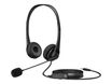 HP G2 - Micro-casque filaire - Jack 3,5 mm - noir
