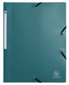 Carpeta con gomas Exacompta Opak A4 de polipropileno reciclado verde