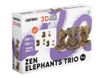 CARTONIC - ZEN ELEPHANTS TRIO - puzzle 3D - 328 pièces