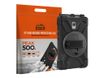 Eiger Peak 500m - Boîtier de protection pour Samsung Galaxy Tab Active3, Tab Active5 - robuste - coque extérieure en silicone souple - noir