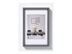 Walther Steel Style - Cadre photo - Conçu pour : 6x8 po (15x20 cm) - plastique, MDF - rectangulaire