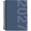 Agenda anual Mimbek 2027 A5 día por página tapa de polipropileno Azul Marino
