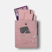 Pochette à livres Bookaroo Blush - Housse de transport pour carnets et petite tablette