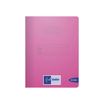 Cahier L'Écolier A4 192p Seyès 90g PP - Rose