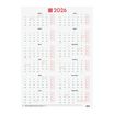 Finocam Póster Calendario Mixto 2027 – 485 x 680 mm