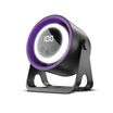 Forever - Ventilateur de bureau avec led - 5 vitesses - 1800 mAh - Support - noir
