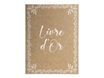 Exacompta Livre D'or - Livre d'or de mariage - relié - 220 x 270 mm - 100 pages - papier blanc - uni - couverture en kraft