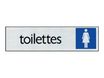 Pickup - Plaque de signalisation - 165 x 44 mm - toilettes pour femmes