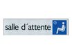 Pickup - Plaque de signalisation - 165 x 44 mm - salle d'attente