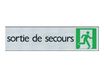 Pickup - Plaque de signalisation - 165 x 44 mm - sortie de secours