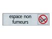 Pickup - Plaque de signalisation - 165 x 44 mm - espace non fumeur