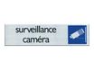 Pickup - Plaque de signalisation - 165 x 44 mm - surveillance caméra