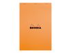 Rhodia - Pack de 5 Blocs notes - A4 + - 80 pages - petits carreaux - 80g - orange