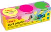 JOVI BLANDIVER - 3 pots de pâte à modeler - 110 g - jaune fluo, vert fluorescent, phosphorescent magenta