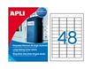Apli Agipa - 960 Etiquettes adhésives polyester blanches - 45,7 x 21,2 mm - pour imprimantes laser - résistantes à l'humidité