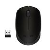 Logitech B170 - Souris - optique - 3 boutons - sans fil - 2.4 GHz - récepteur sans fil USB - noir