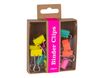 Apli Fluor Collection - 12 Pinces clip - couleurs assorties