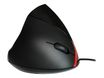 Ewent EW3156 - Ratón vertical - ergonómico - óptico - 5 botones - cableado - USB - negro