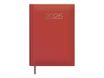 Dohe LISBOA - Agenda - 2025 - página de día - 140 x 200 mm - 336 páginas - papel coloreado - tapa roja - leatherette covered cardboard