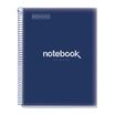 Notebook Emotions, Couverture souple, A4, quadrillage 5x5 mm, 80 feuilles de 1 couleur, Miquelrius, Bleu Marine.