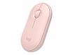 Logitech Pebble M350 - souris sans fil silencieuse - rose