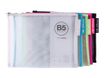 APLI - Set de bolsas for documents / tablet - B5 - nailon - gris, negro, verde claro, celeste, fucsia