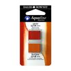 Daler-Rowney Aquafine - Ensemble de peinture - 2 parties - aquarelle - 2 couleurs - rouge clair, Sienne brulée - demi-plateau