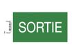 Exacompta - Pictogramme - sortie - 200 x 110 mm - vert