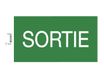 Exacompta - Pictogramme - sortie - 350 x 200 mm - vert