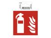Exacompta - Pictogramme - extincteur - 100 x 100 mm - rouge
