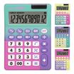 Calculadora de sobremesa Sunset 12 dígitos – Diseño moderno en colores surtidos